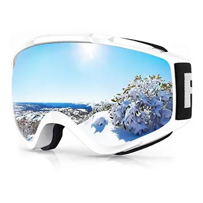 findway Ski Goggles, Skiing Goggles For Snowboard Jet Snow, For Women Men Ladies Youth Teen OTG 