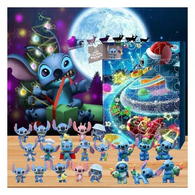 (Stitch) New Mario Advent Calendar Box Days Xmas Countdown Gifts Playset Christmas