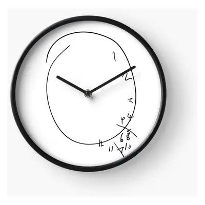 (Hannibal=21) Wall Clock Inch Funny Mantel & Tabletop Art Decor for Home Bedroom Office