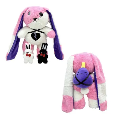 Bpd Rabbit Plush Toy Stuffed Animal Doll With Pp Cotton Filling Unique Creative