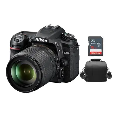 NIKON D7500 KIT AF-S 18-105MM F3.5-5.6G ED VR + Bag + 16gb SD card