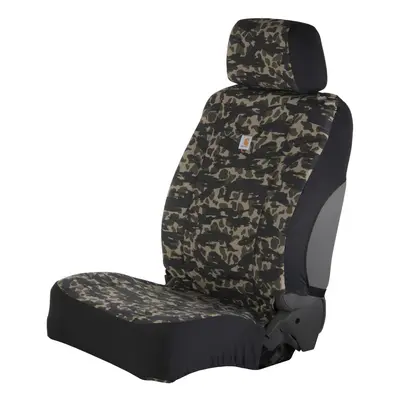 Carhartt Universal Nylon Duck Canvas Fitted Bucket Seat Covers Durable Seat Protection with Rain