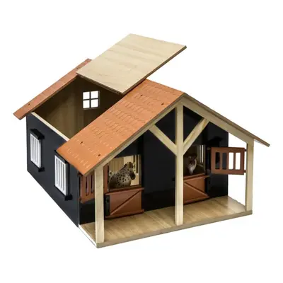 Kids Globe Farm Stables with Boxes and Workshop Kids Playset