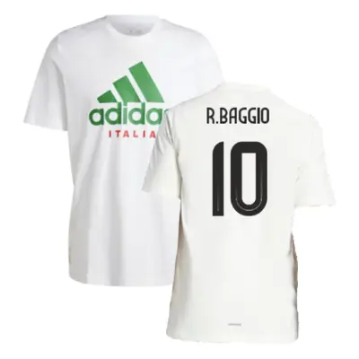 (XL) Italy DNA Graphic Tee (White) (R.BAGGIO 10)