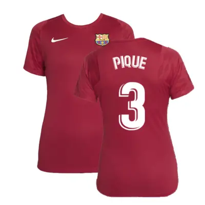 (L) Barcelona Training Shirt (Noble Red) - Womens (PIQUE 3)