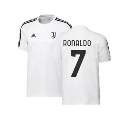 (XL) Juventus DNA 3S Tee (White) (RONALDO 7)