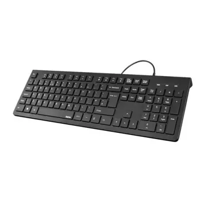 Hama Kc-200 Multimedia Keyboard Usb Flat Keys Splash Proof