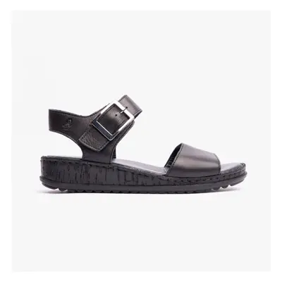 (UK 4) Hush Puppies ELLIE Womens Sandals Black