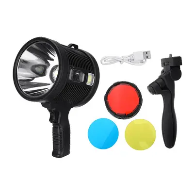 (M) Outdoor P50 T6 LED Work Light Portable Flashlight Camping Emergency Power Bank Handheld Lant