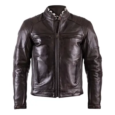 (XL) Helstons Trust Leather Jacket Brown