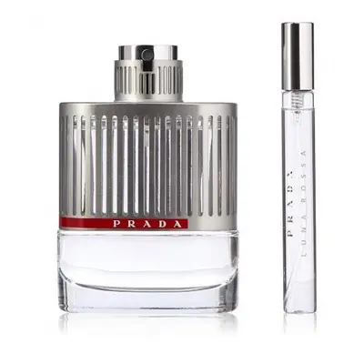 Prada Luna Rossa Pcs Set: 3.4 Edt Sp + 0.34 Edt Sp (Travel)