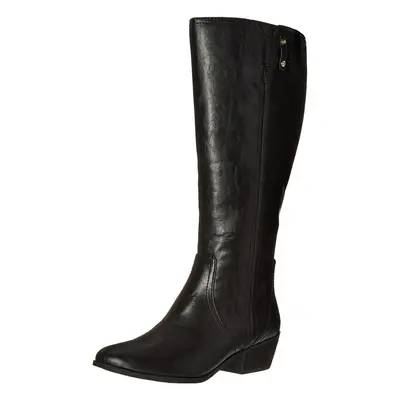 Dr. Scholl's Shoes womens Brilliance Wide Calf Riding Boot Black U