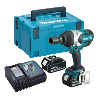 Makita DTW1001RMJ 18v LXT Brushless Impact Wrench 3/4 + x 4.0ah + Makpac