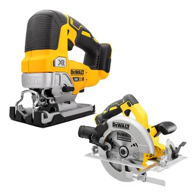 DeWalt DCS334N 18v XR Cordless Brushless Top Jigsaw & DCS570N Circular Saw