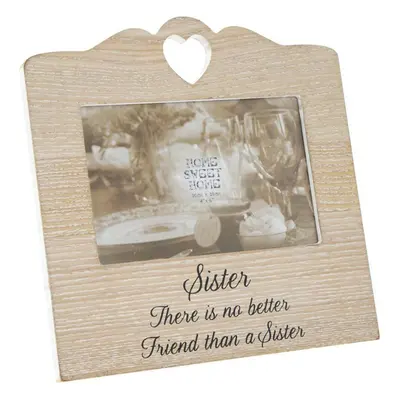 Wooden Photo Frame - Sister No Better Friend