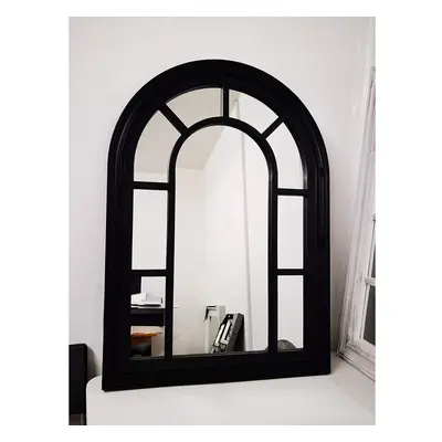 70X50Cm Window Style Wall Mirror Simply Stylish Decor Mirror Black