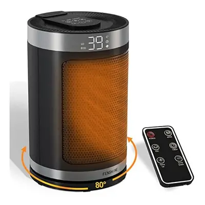 Space heater, 1500W Space Heater Portable ceramic heater energy efficient, 12H Auto-Off Programm