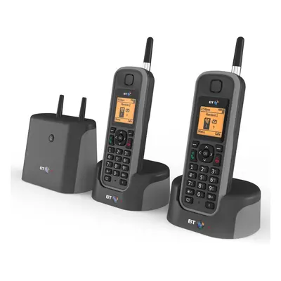 BT Elements 1K Twin Long Range Cordless Telephone