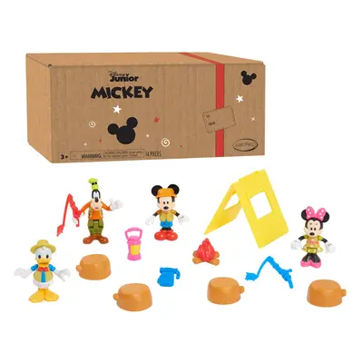 Just Play Disney Junior Mickey Mouse Funhouse Piece Camping Figure Set Preschool Toys Officially