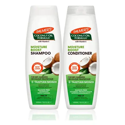 / Coconut Oil Formula Moisture Boost / Shampoo & Conditioner / Deal , ml (Pack of 2), 1.0 count