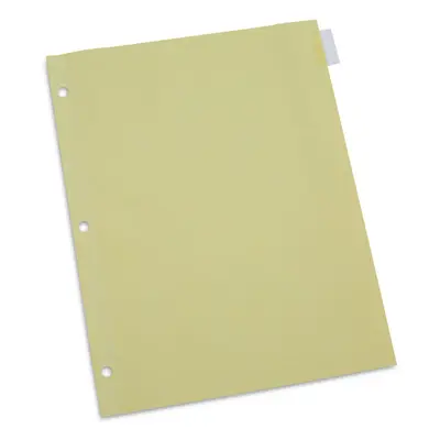 Insertable Tab Index 8-Tab x 8.5 Buff Clear Tabs Sets