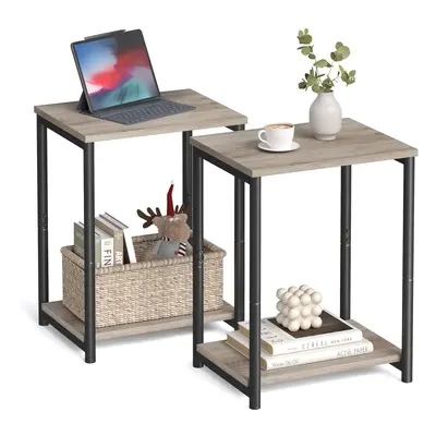 VASAGLE Side Tables Set of Small End Table Nightstand for Living R