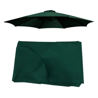 3M Ribs (Canopy Only) Outdoor Table Swing Chair Sun Shade Replacement For Umbrella (Dark Green)