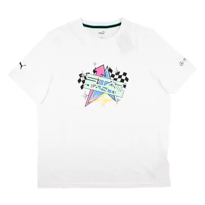 (M) Mercedes Garage Crew Las Vegas Tee (White)