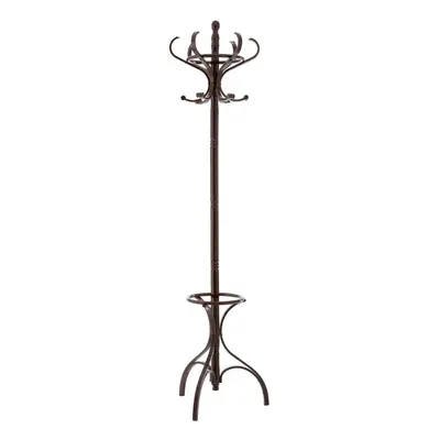 Premier Housewares Mahogany Finish Coat Stand