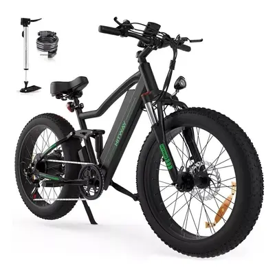 HITWAY BK9 Electric Mountain Bike 48V 15Ah Fat Tire E-Bike for Adults