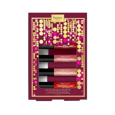 Butter London Polished Pout Set 2015: Ruby Murray, Tea With The Queen, English Rose, Come To Bed