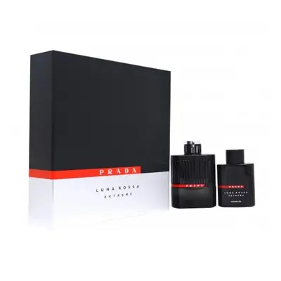 Prada Luna Rossa Extreme Pcs Set For Men: 3.4 Edp Sp + 3.4 Shower Gel