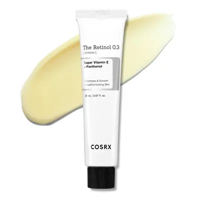 COSRX Retinol Cream 0.67 Oz Anti-aging Eye & Neck Cream with Retinoid Treatment to Firm Skin Red