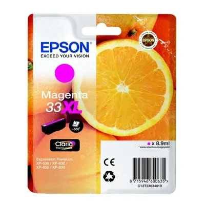 Epson C13T33634012 (33XL) Ink cartridge magenta, pages, 9ml