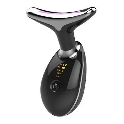 Neck Beauty Instrument Remove Wrinkle Neck Massager Electric Vibration Hot Compress