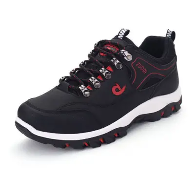 (Black, UK10=EU45) MENS SHOCK ABSORBING RUNNING TRAINERS CASUAL GYM WALKING SPORTS SHOES SIZE