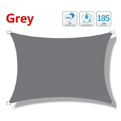 (gray, 3x5m) Waterproof Sun Shelter Sunshade Protection Shade Sail Awning Camping Shade Cloth La