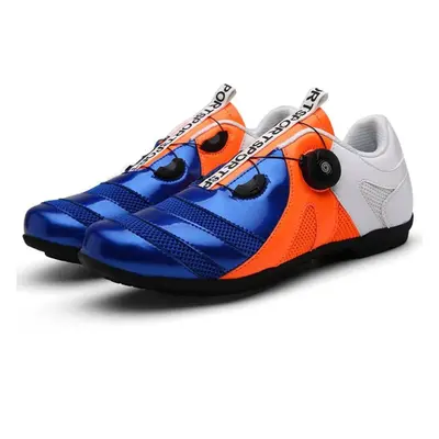 (blue, 37) Cycling Shoes Lockless Cycling Shoes Men&apos;s And Women&apos;s Cycling Hard Soled M