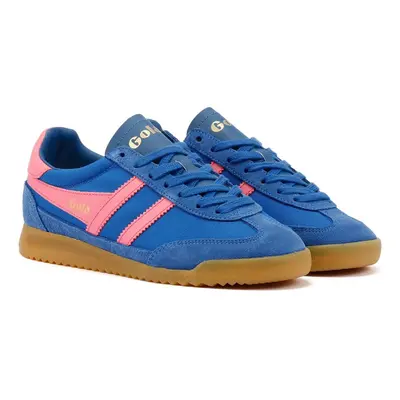 (Blue, (Adults')) Gola Tornado Women's Sapphire/Fluro Pink Trainers