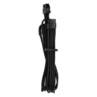 CORSAIR CP-8920243 Premium Individually Sleeved PCIe (Single Connector) Cables â Black, Year W