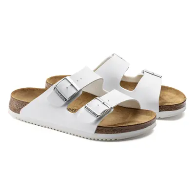 (White, UK6/EU39) Mens Womens Birkenstock Arizona Slippers Slip On Flat Slide Sandals Summer Fli