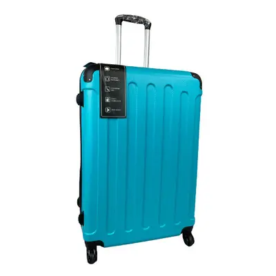 (Lake Blue, Large) Hampton & Stewart Spinner wheel HardShell Suitcase