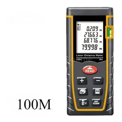 (orange, 100M) Laser Distance Meter 40m 60m 80m 100m Rangefinder Trena Laser Tape Range Finder B