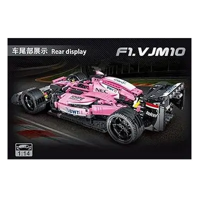 (PINK) LEGO Compatible Technic McLaren Formula Race Car Set for Adults, 1,434-Pc F1 Motor Sport 