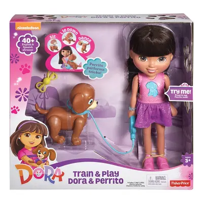 Fisher-Price Nickelodeon Dora & Friends Train and Play Dora and Perrito