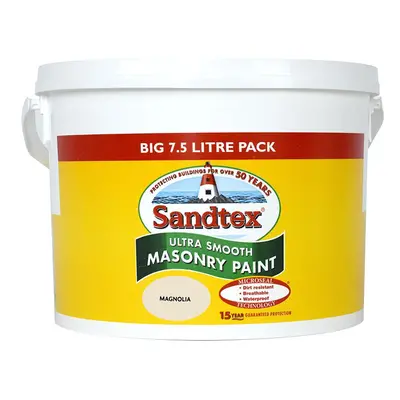 Sandtex Microseal Smooth Masonry Magnolia 7.5L