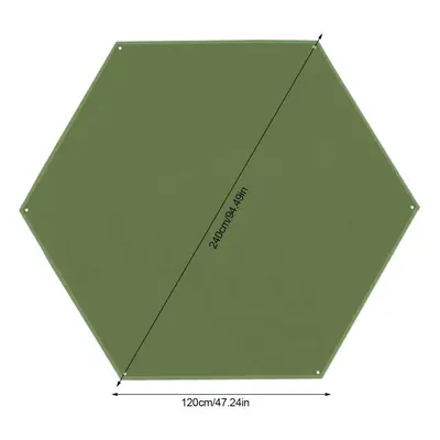 (Medium people) Outdoor Waterproof Camping Tarp Multifunctional Picnic Beach Mat Tent Footprint 