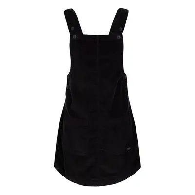 (12, Black) Trespass Womens Pinafore Dress Cotton Twirl