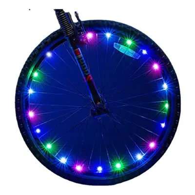 (White) Bicycle Lights Mountain Bike Festoon Wheel String Light 2M LED Cycling Spoke Wheel Lamp 