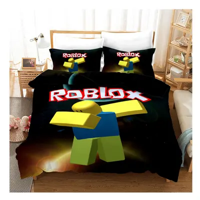 (Style 01, Single) ROBLOX Bedding Single Double Duvet Cover Set